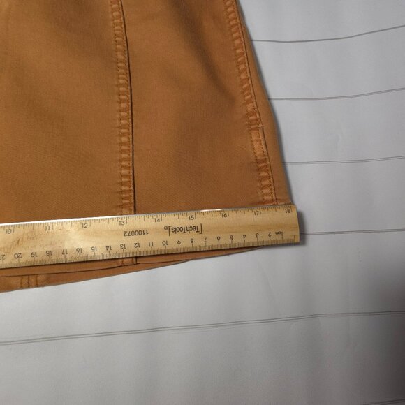 Free People Modern Femme tobacco colored mini skirt - size 8, new with tags! - Picture 10 of 13